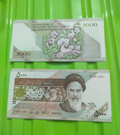 Iran 5,000 Rial (Flower)