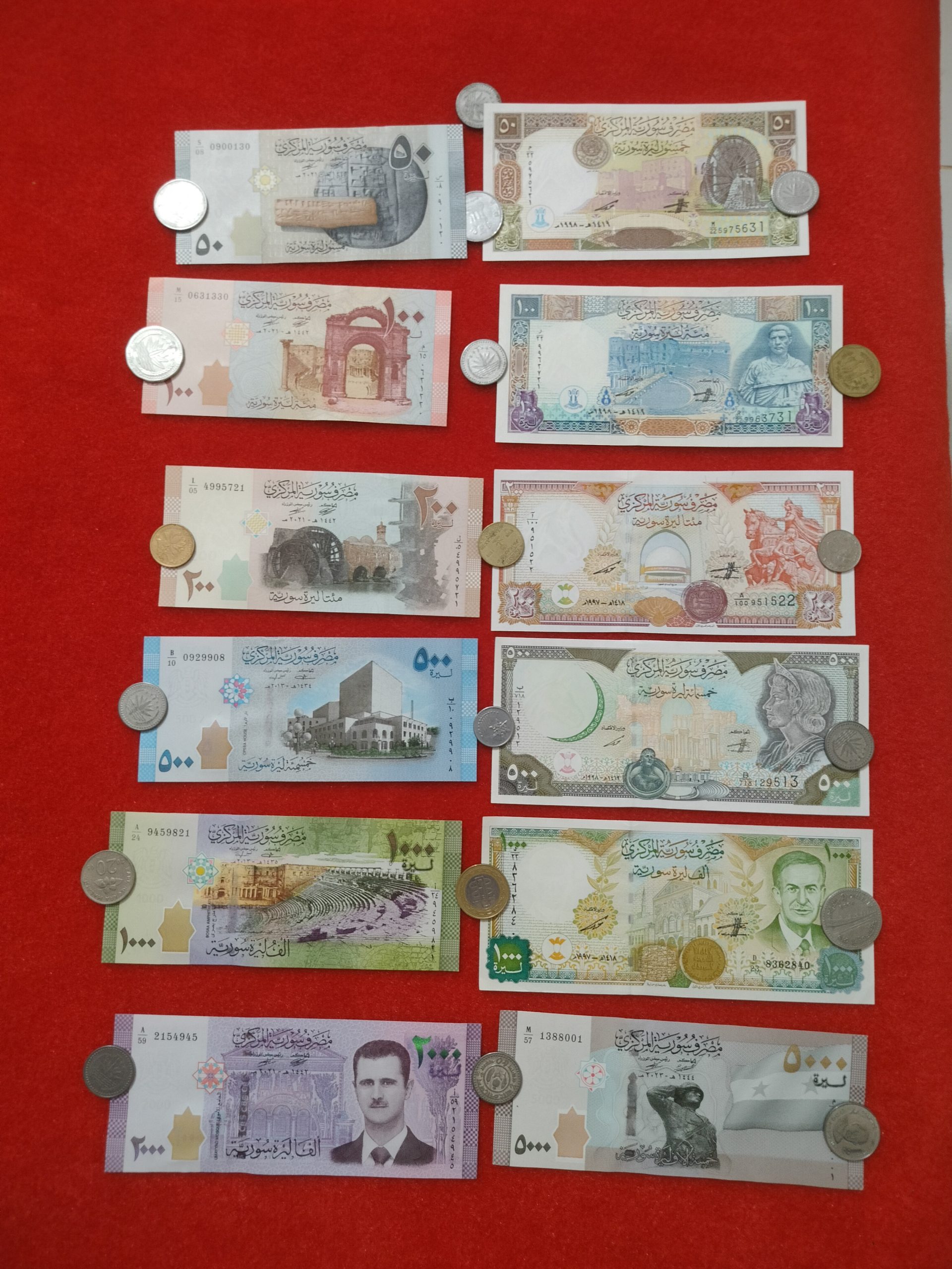 12 pc Note of Syria - Image 2