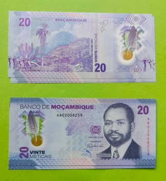 Mozambique 20 Meticais ( Paper note) 2024