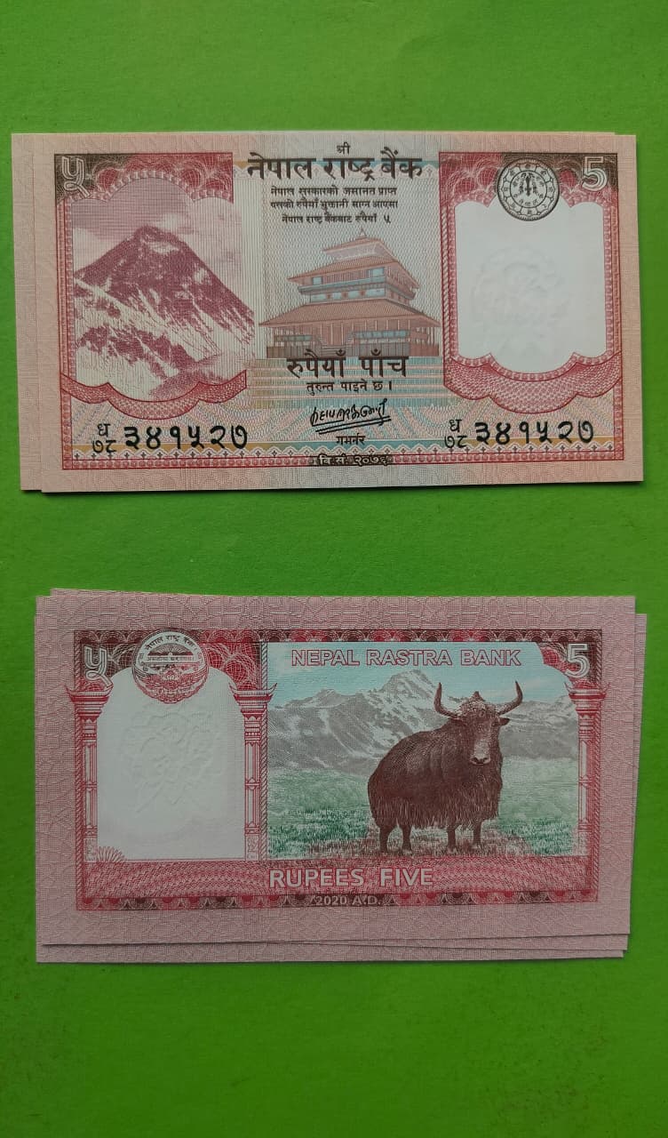 Nepal 5 Pieces Banknote Set - Image 2